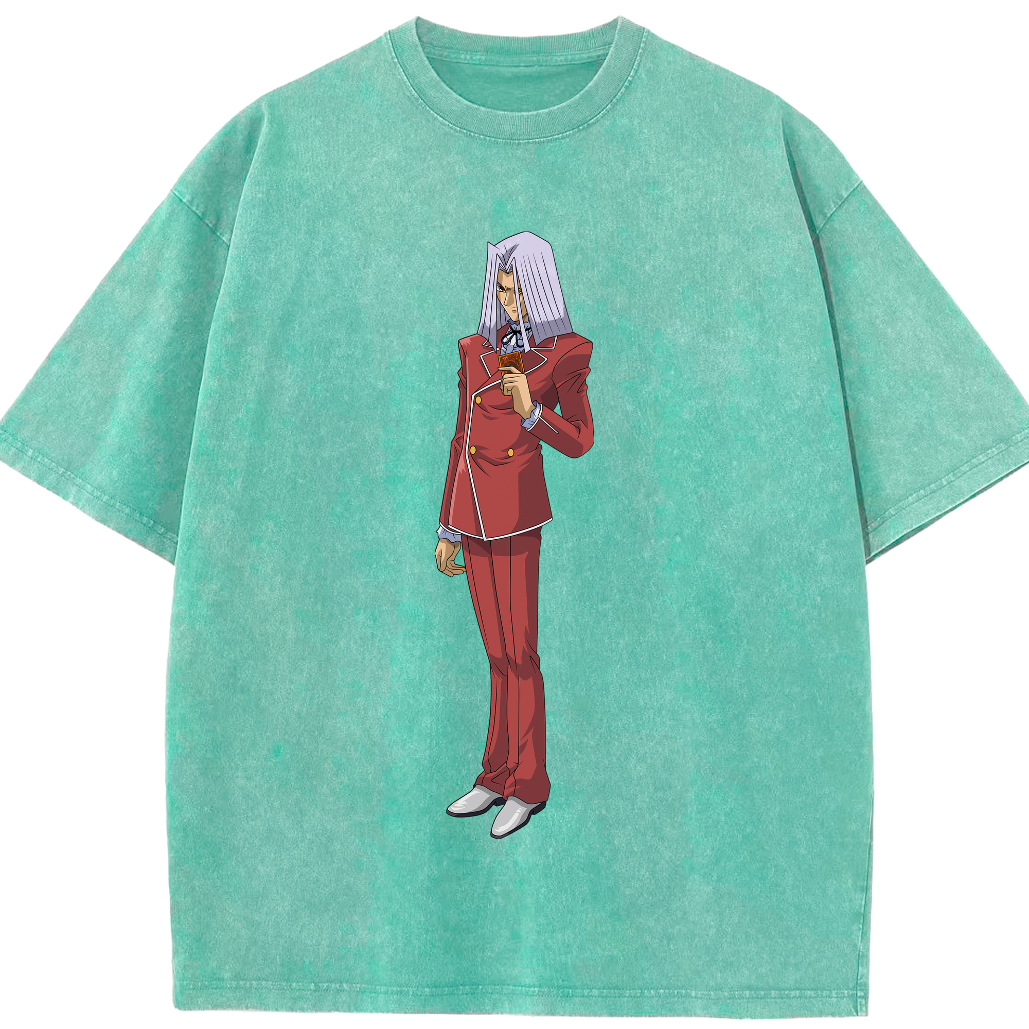 （画像用） 遊☆戯☆王 Yu-Gi-Oh! 綿100% ヴィンテージ風 半袖Tシャツ（フロントプリント）
